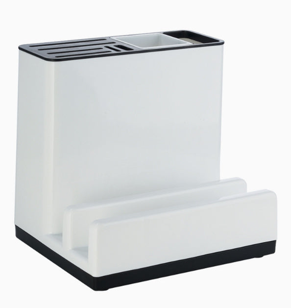 Tableware Storage Holder – Plastic Knife & Utensil Rack for Organized Kitchen Cabinets