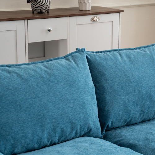 Convertible Combination Sofa Sofa Ushaped Sofa with Footstools with Storage Gray Sofa for Living Room, Living Room Bedroom Office Small Space 2 Seater Combination Sofa
