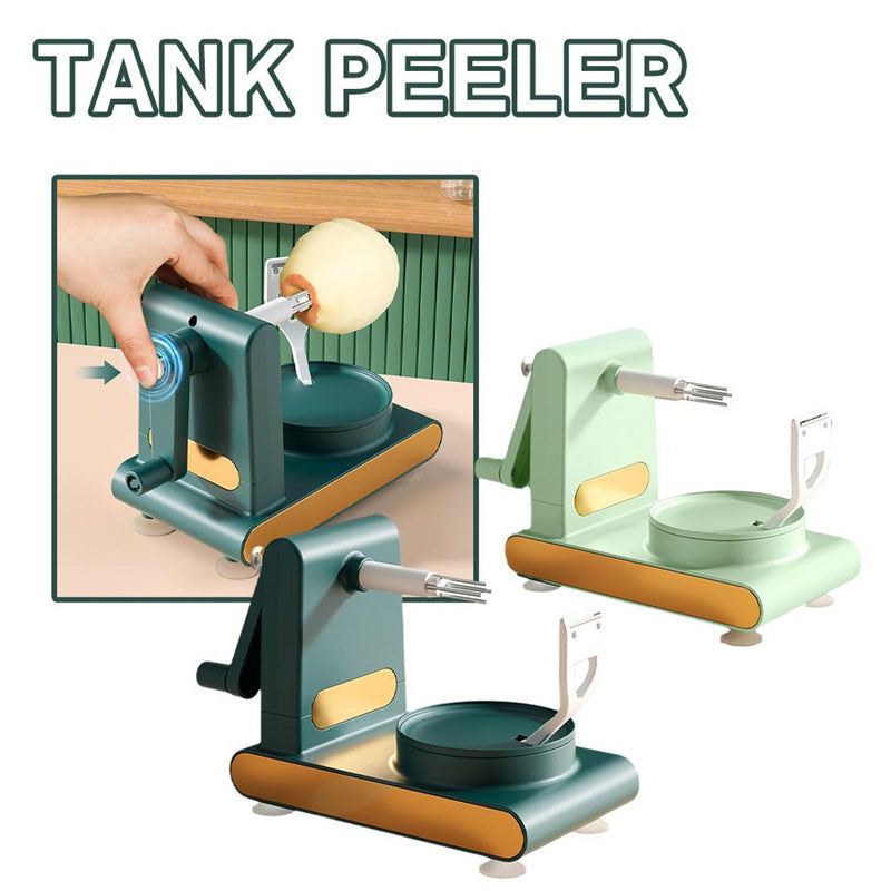 Seeedollar Hand-Cranked Multifunctional Peeler & Slicer – 3-in-1 Kitchen Tool with Fruit Corer