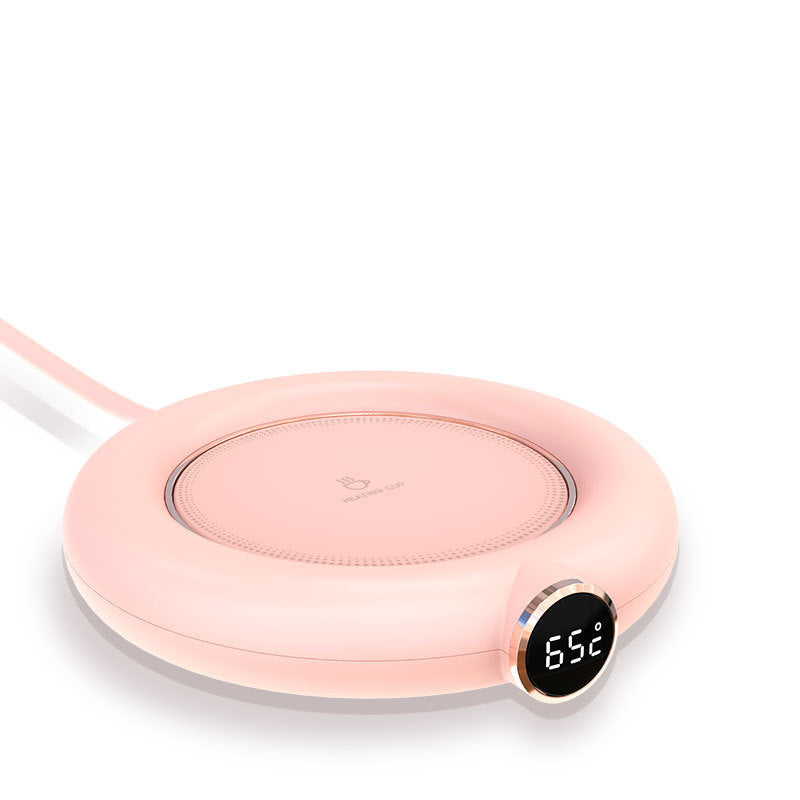 USB Cup Warmer Pad – 3 Temperature Settings, LED Display, Electric Mug Heater