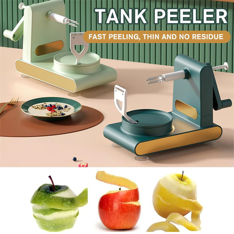 Seeedollar Hand-Cranked Multifunctional Peeler & Slicer – 3-in-1 Kitchen Tool with Fruit Corer