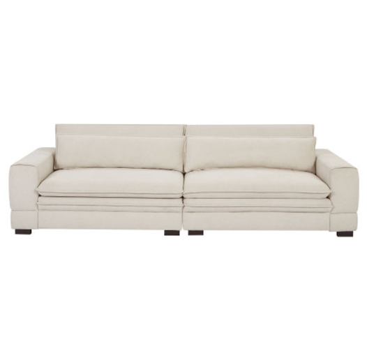 Medieval Sofa Sofa Modern Fabric Sofa for Living Room, Bedroom, Apartment, Home Office Beige