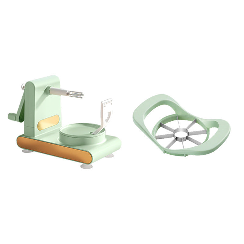 Seeedollar Hand-Cranked Multifunctional Peeler & Slicer – 3-in-1 Kitchen Tool with Fruit Corer