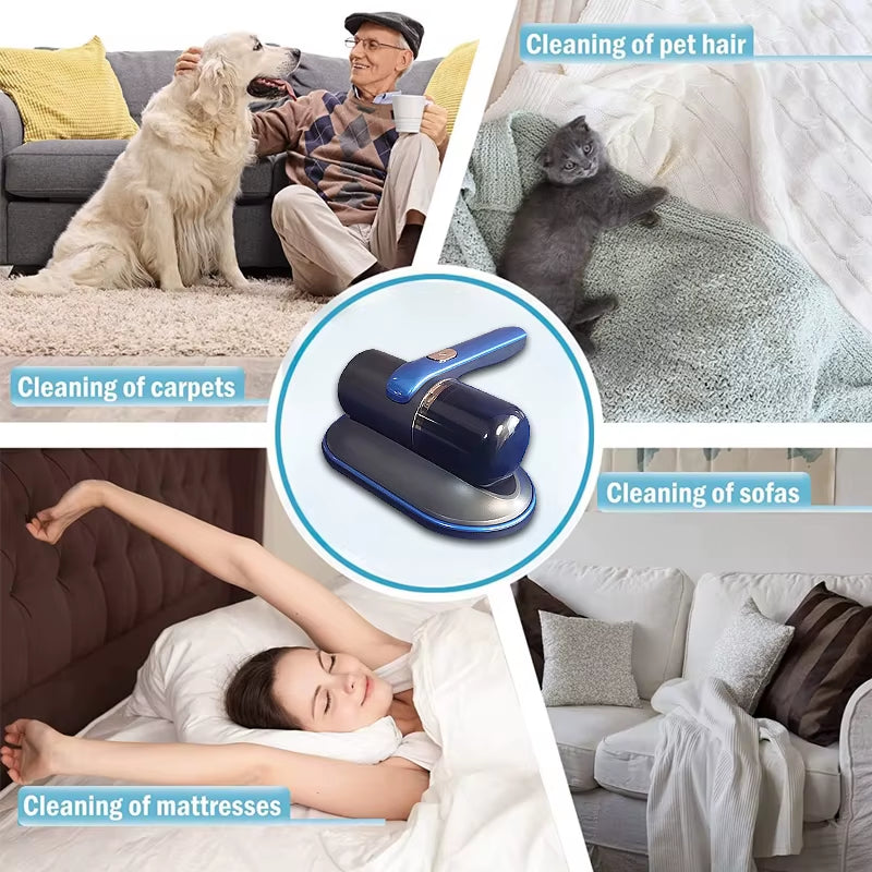 Sweedollar DustBuster Pro™ Cordless Handheld Vacuum – Deep Clean for Mattresses, Sofas, Carpets & More