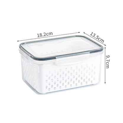 Sweedollar 3-Pack Fridge Storage Containers – Keep Your Produce Crisp, Clean, and Organized