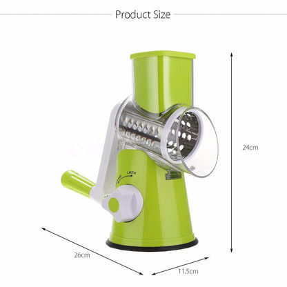 Vegetable Cutter Slicer – Multi-Function Grater for Potato, Carrot, Cheese & More
