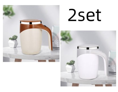 Rechargeable Automatic Stirring Cup – Electric Magnetic Coffee & Milkshake Mixer