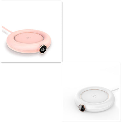 USB Cup Warmer Pad – 3 Temperature Settings, LED Display, Electric Mug Heater
