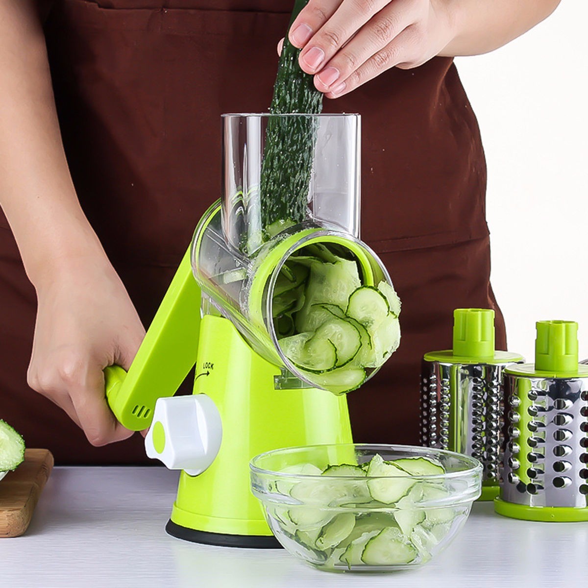 Vegetable Cutter Slicer – Multi-Function Grater for Potato, Carrot, Cheese & More