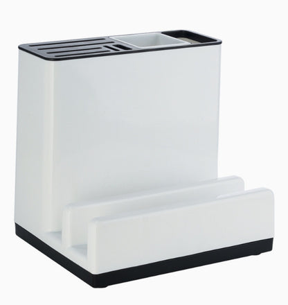 Tableware Storage Holder – Plastic Knife & Utensil Rack for Organized Kitchen Cabinets