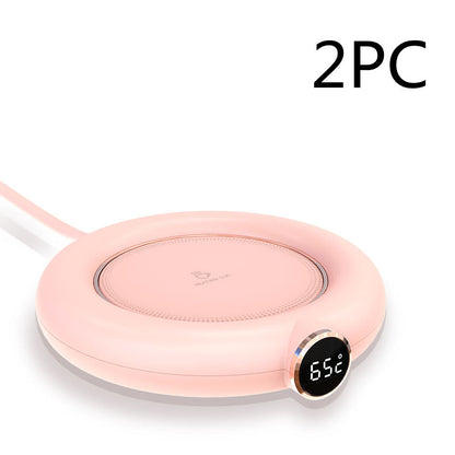 USB Cup Warmer Pad – 3 Temperature Settings, LED Display, Electric Mug Heater