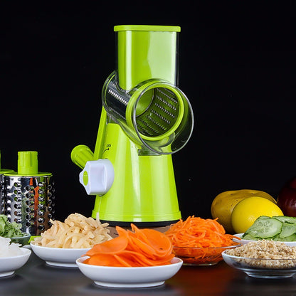 Vegetable Cutter Slicer – Multi-Function Grater for Potato, Carrot, Cheese & More