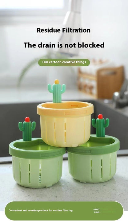 Cactus Sink Filter Basket – Cute & Innovative Kitchen Drain Strainer