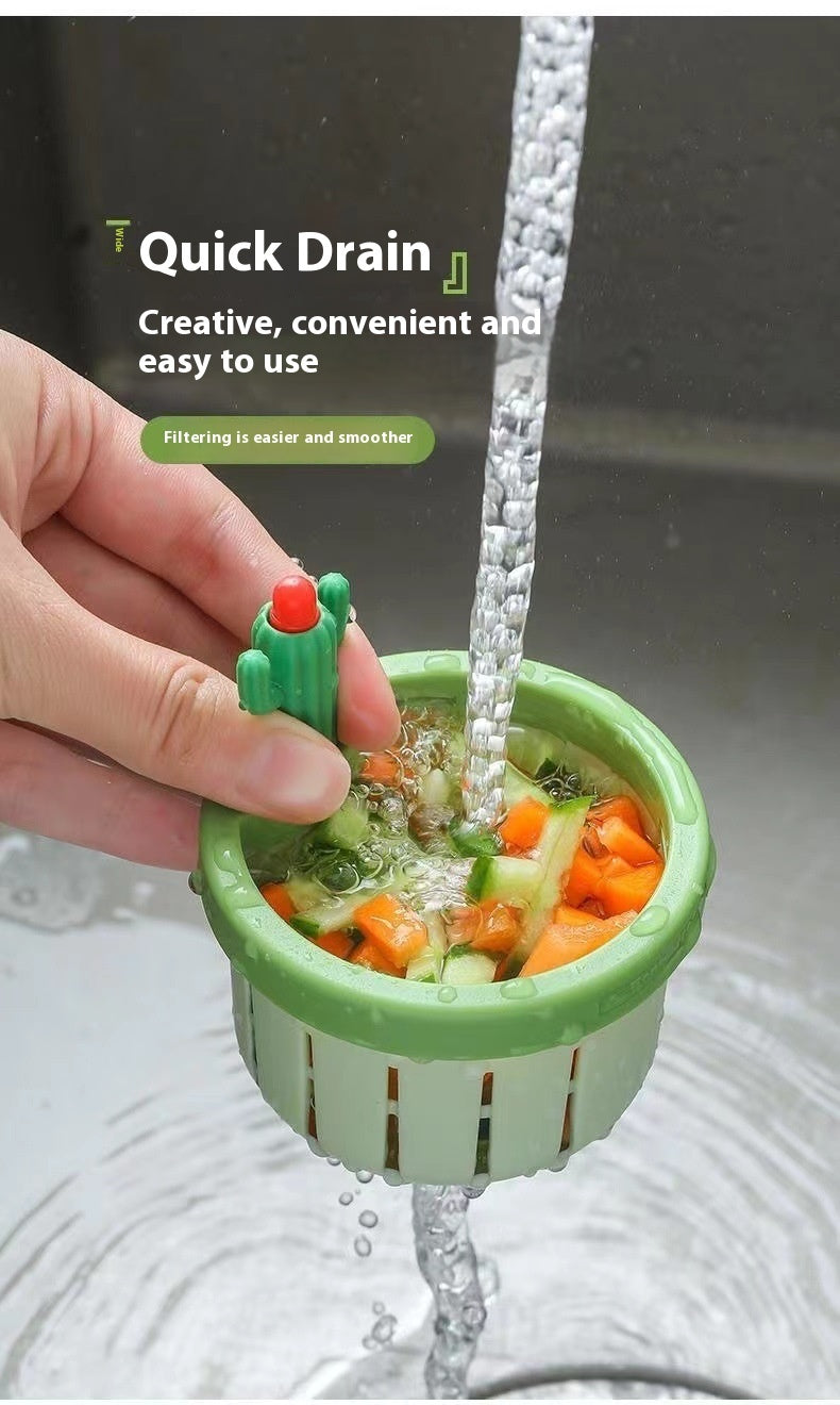 Cactus Sink Filter Basket – Cute & Innovative Kitchen Drain Strainer