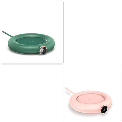 USB Cup Warmer Pad – 3 Temperature Settings, LED Display, Electric Mug Heater