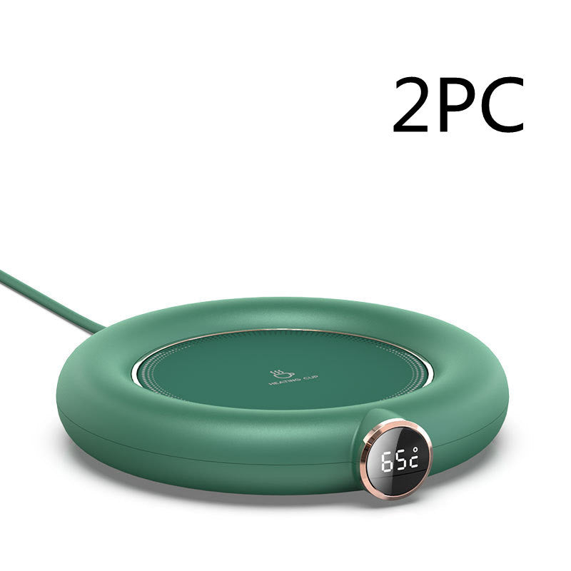 USB Cup Warmer Pad – 3 Temperature Settings, LED Display, Electric Mug Heater