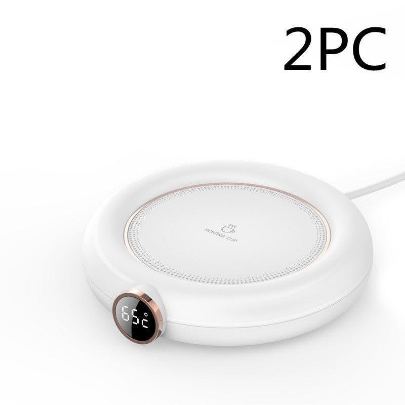 USB Cup Warmer Pad – 3 Temperature Settings, LED Display, Electric Mug Heater