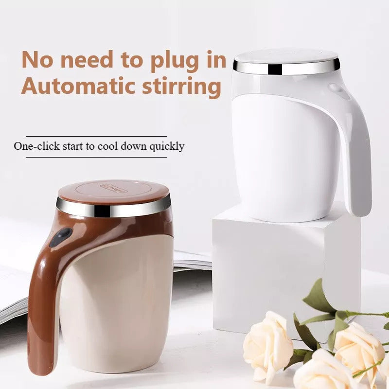 Rechargeable Automatic Stirring Cup – Electric Magnetic Coffee & Milkshake Mixer
