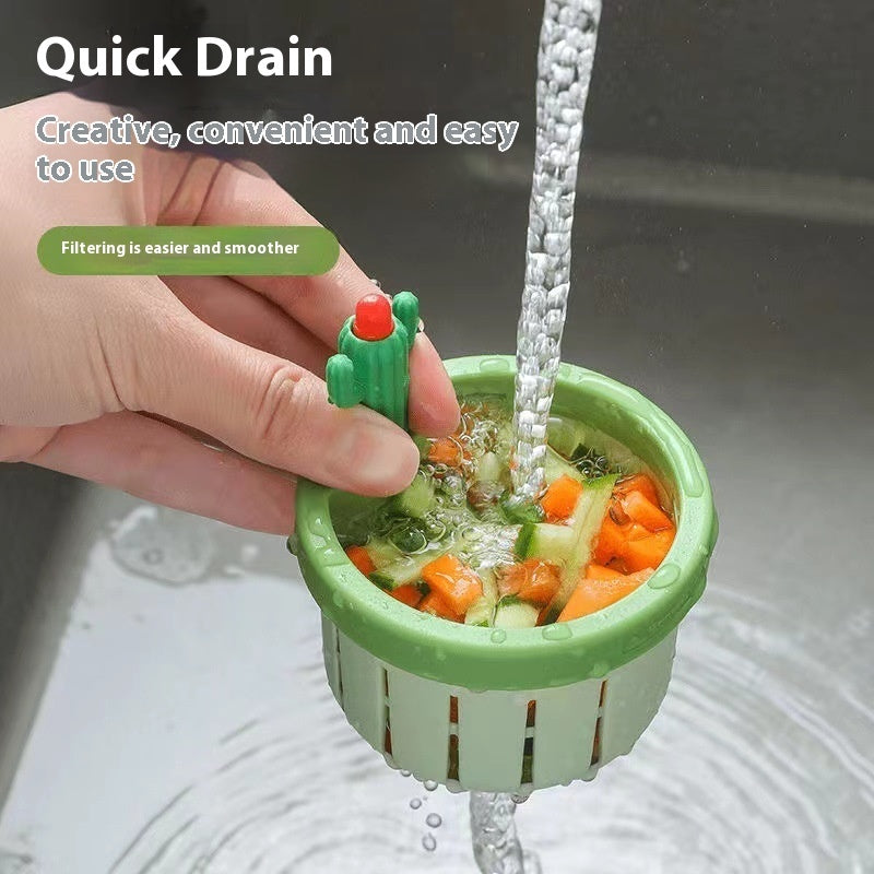 Cactus Sink Filter Basket – Cute & Innovative Kitchen Drain Strainer